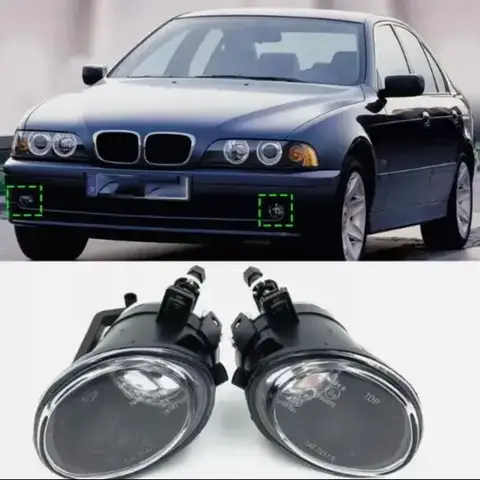 전구 포함 안개등 어셈블리, E46 M3 2002-2006 E39 M5 2001-2003 프론트 범퍼 라이트, 안개 방지 라이트 63177894017 63177894018