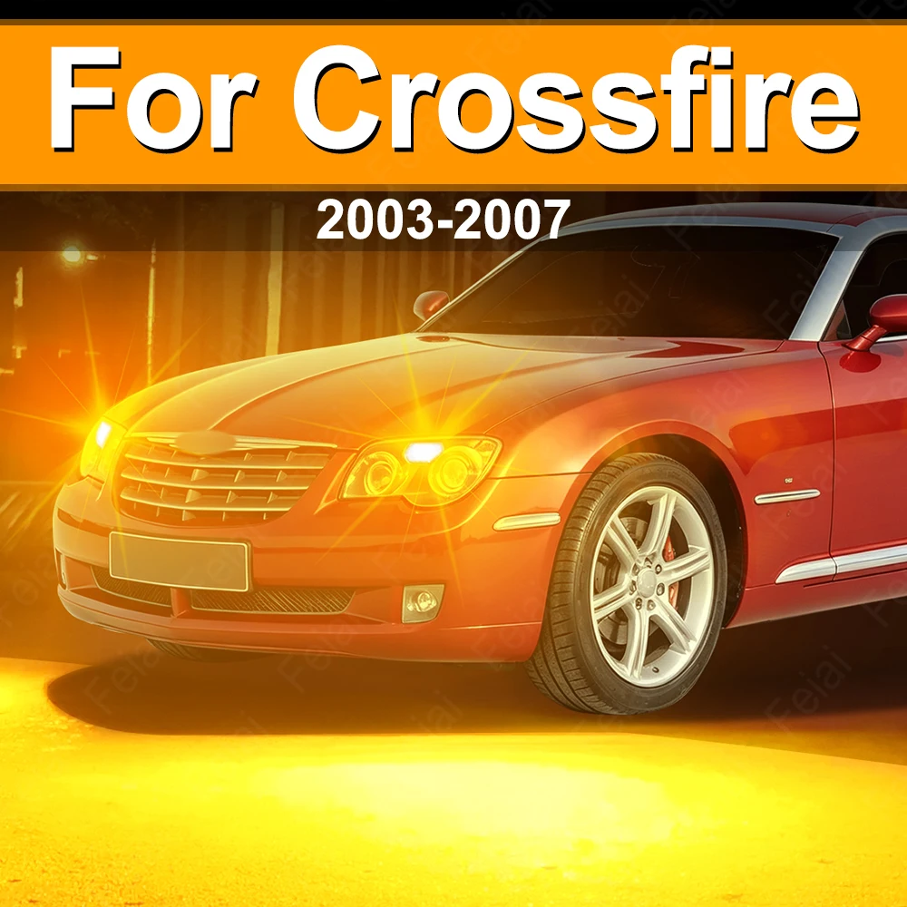 For Chrysler Crossfire Turn Signal LED Light Car Indicator Blinker Bulb Amber Crossfire 2003 2004 2005 2006 2007 Accessories