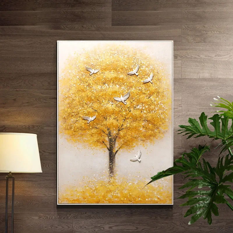 Pittura diamante 5D albero dei soldi d\'oro diamante pieno ricamo artistico ristorante fai da te ufficio camera decorazioni per la casa kit punto