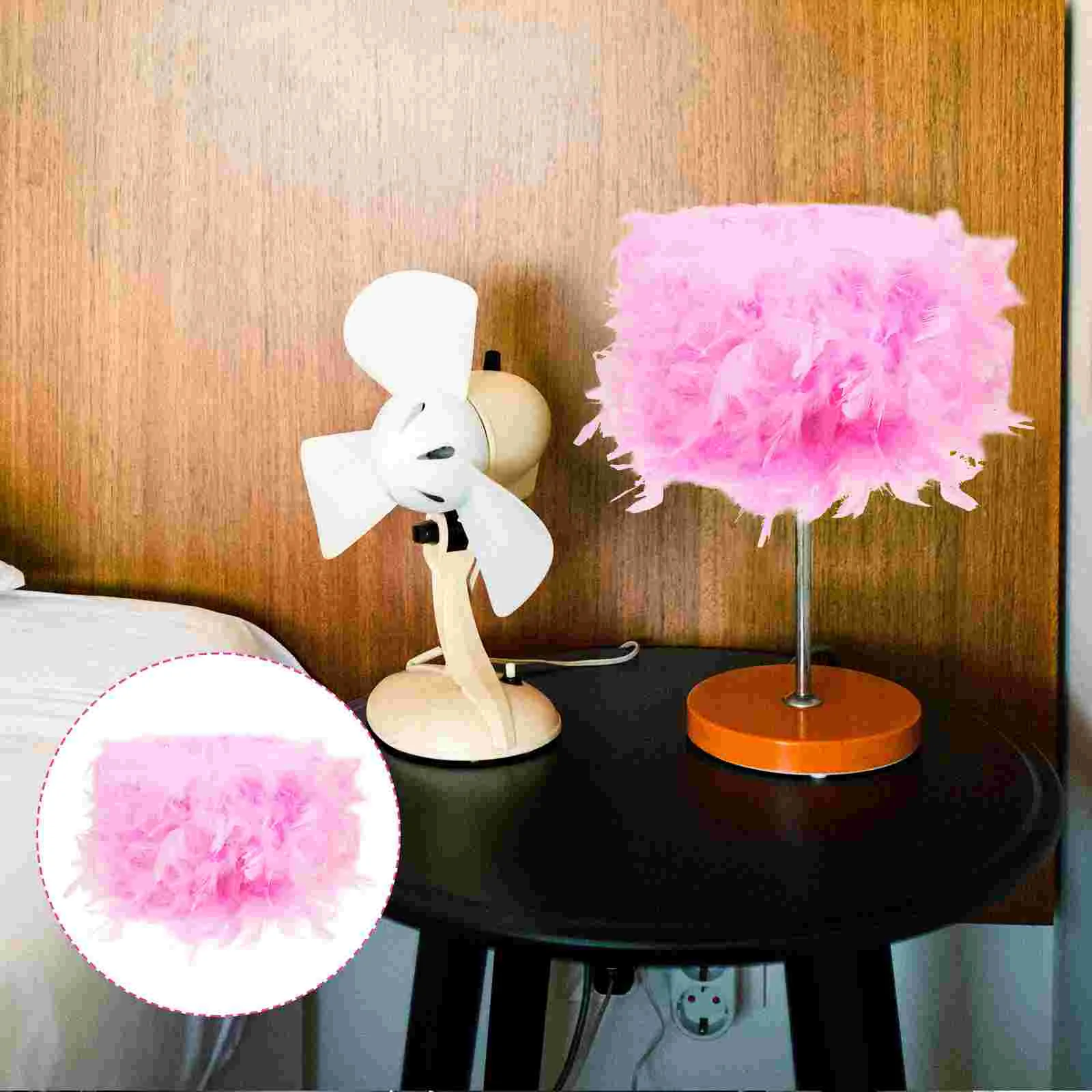 Large Lamp Shades for Table Lamps Cordless Floor Decorative Pink Fabric Work White