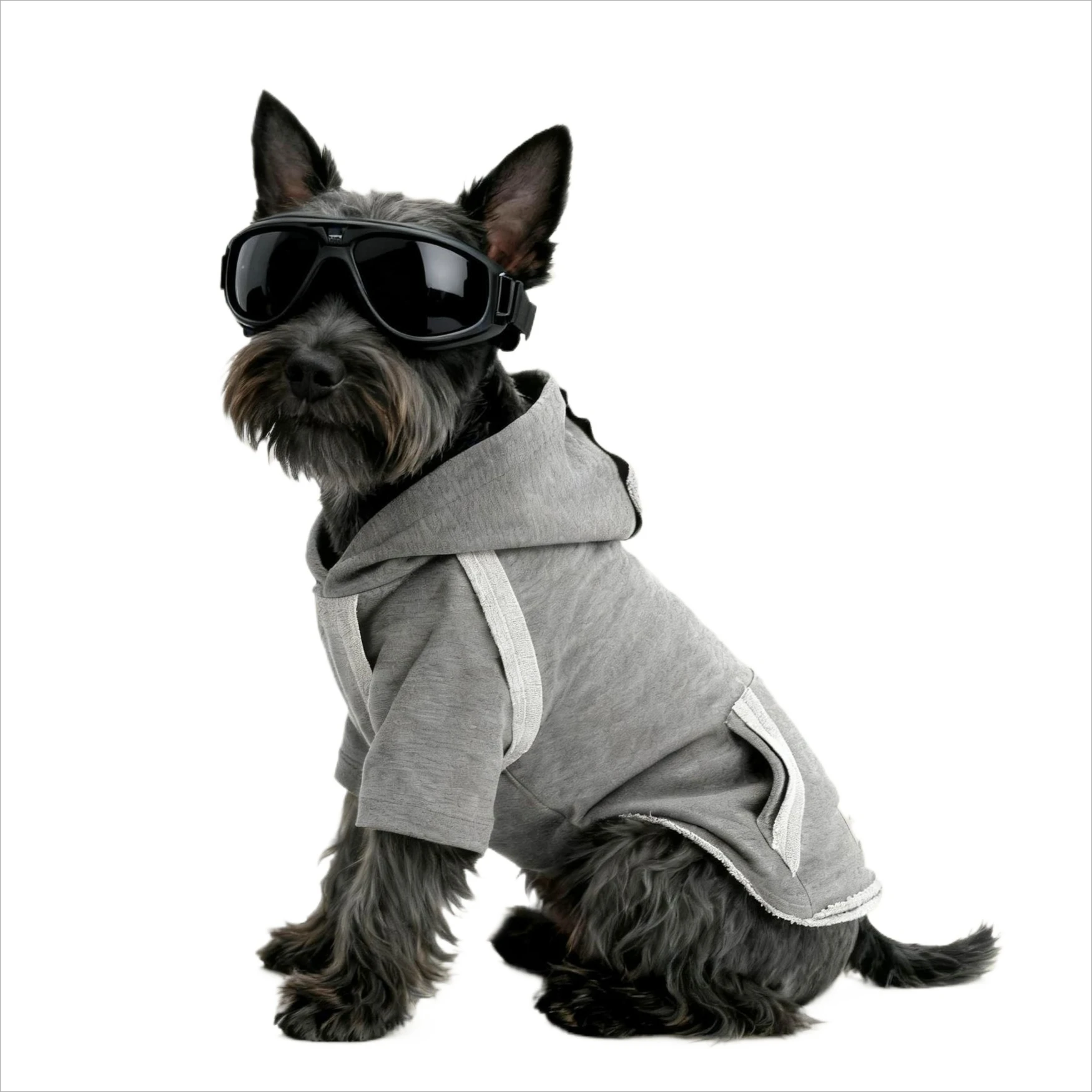 

Толстовка с капюшоном для домашних животных и поводком для кошек и собак | Осенняя и зимняя одежда