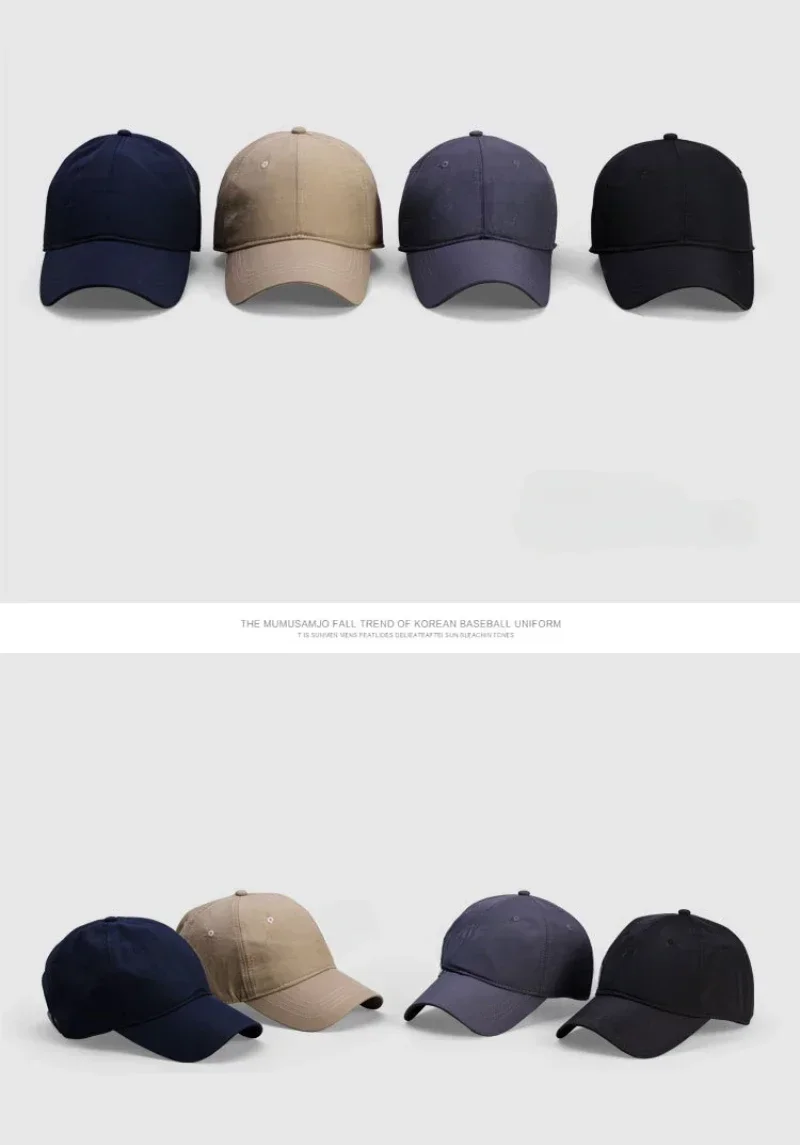 Neue Große Größe 63-67 cm Schnell Trocknend Baseball Caps Männer Atmungsaktive Papa Hut Plus Größe Einstellbar Weiche krone Lauf Caps Unisex Hüte – Detail 10