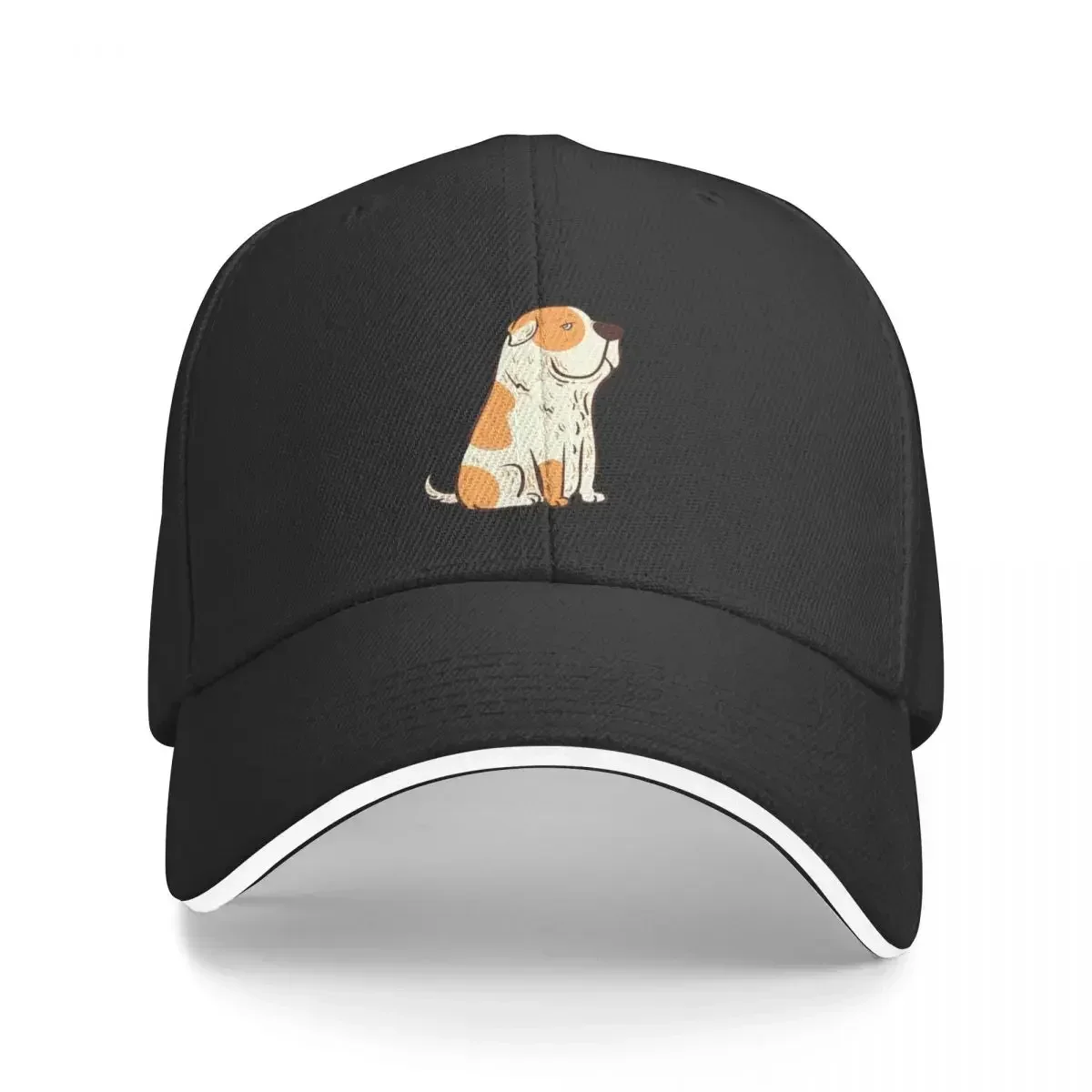 Dog Waiting For Pizza Baseball Cap Luxury Caps derby hat Hip Hop Designer Adjustable Hats Man Women's