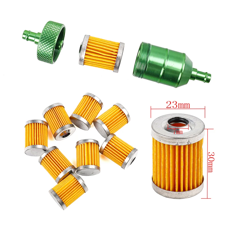 Universal Motorcycle Inline Fuel Oil Filter 1/4\