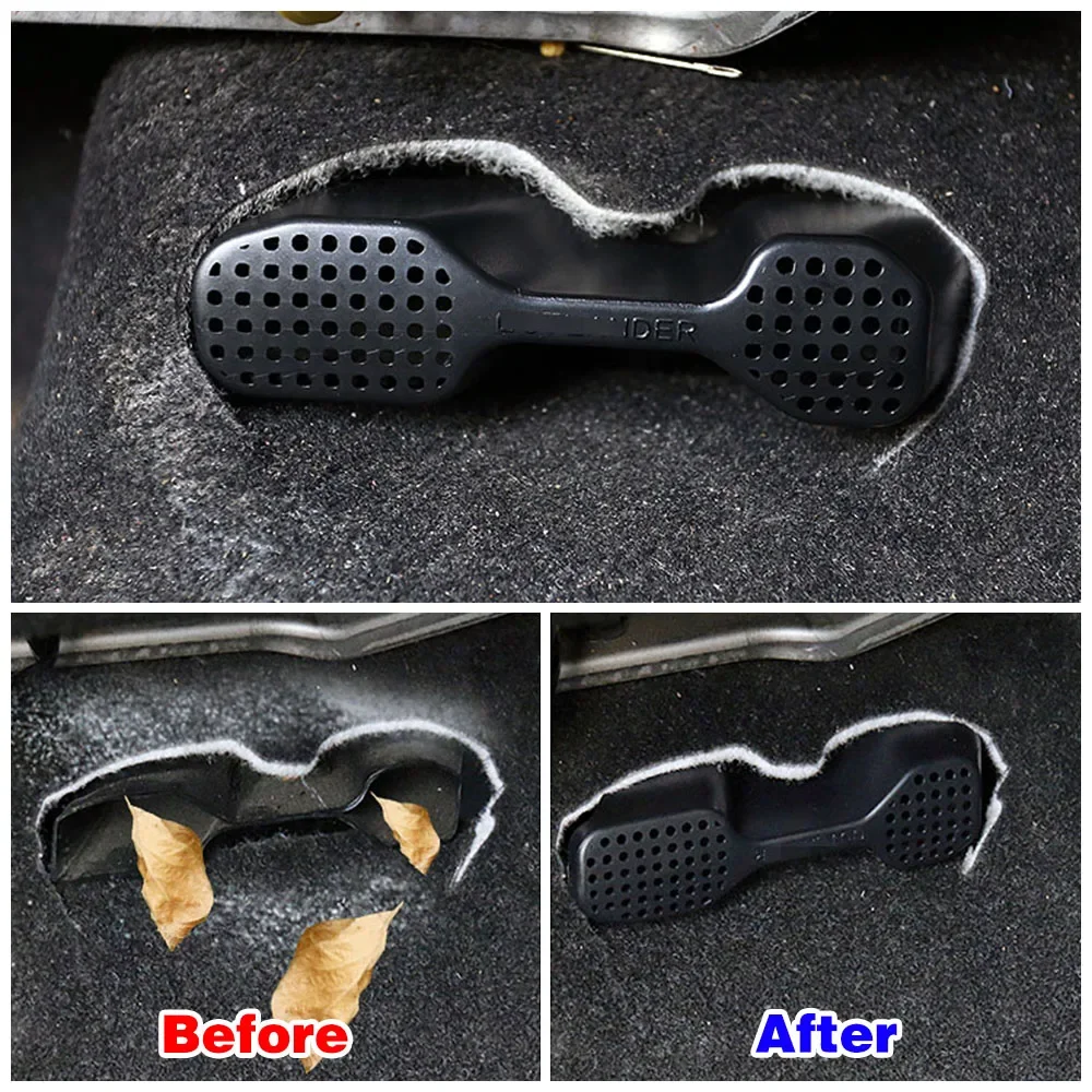 For Mitsubishi Eclipse Cross 2018 2019 2020 2021 2022 Seats Floor AC Heat Air Conditioner Vent Outlet Grille Covers Styling Trim
