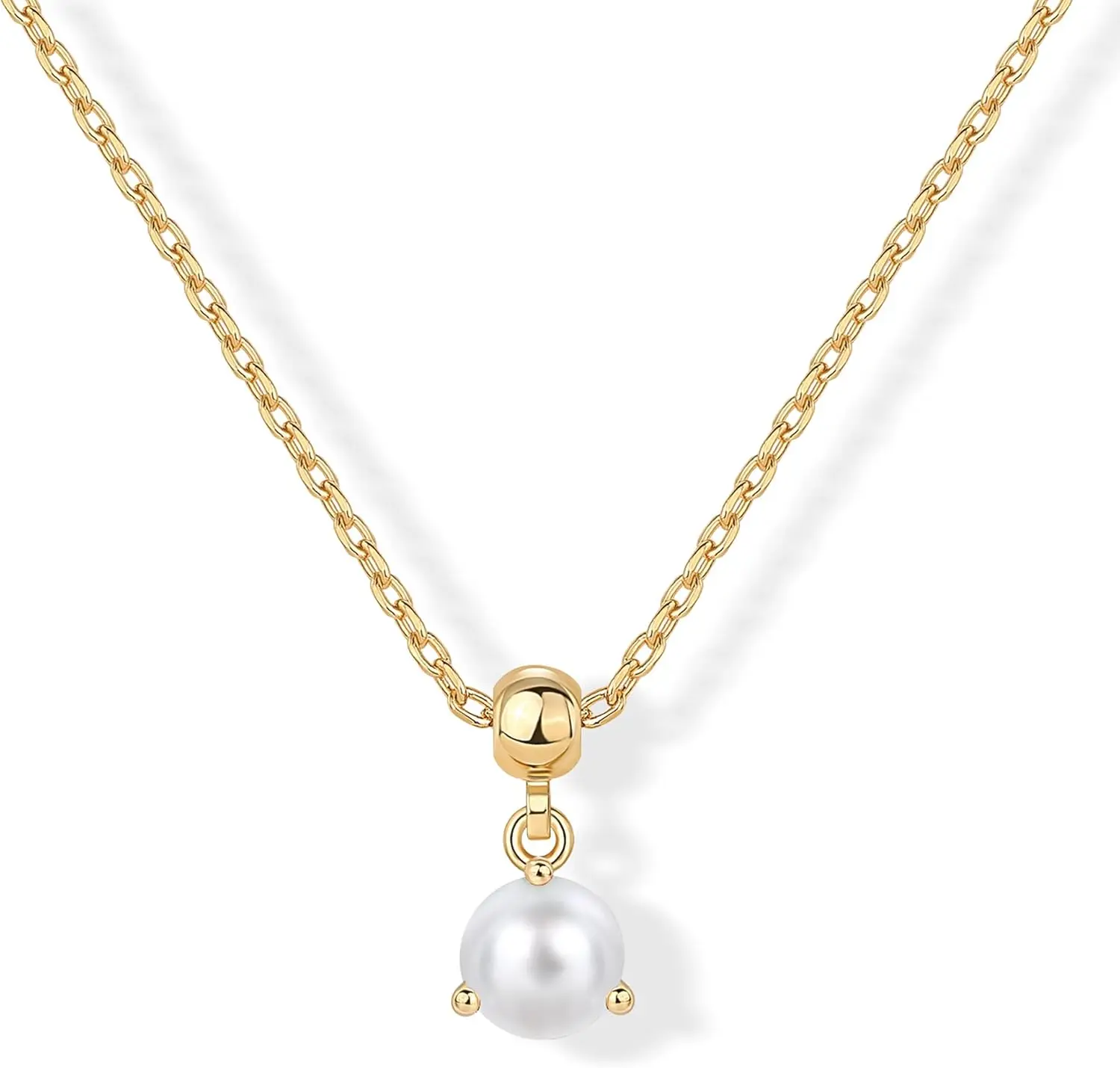 

Dainty Gold Plated Birthstone Necklace with Adjustable Chain & Removable Charms – Elegant Cubic Zirconia Jewelry for Women