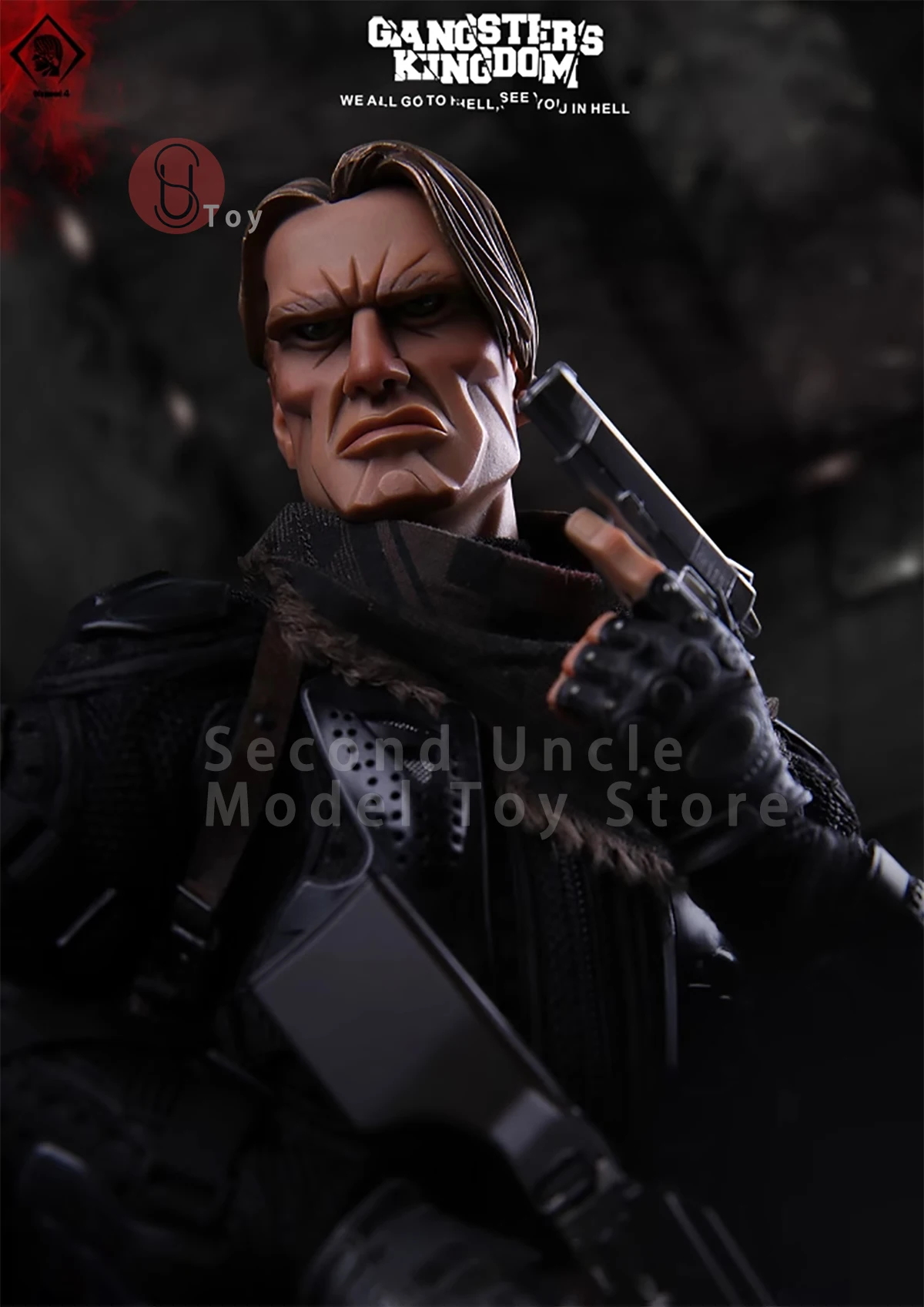 

DAMTOYS DAM GK010 1/6 Gangsters Kingdom Diamond 4 Male Soldier Action figure Full Set Collectible Toys ﻿