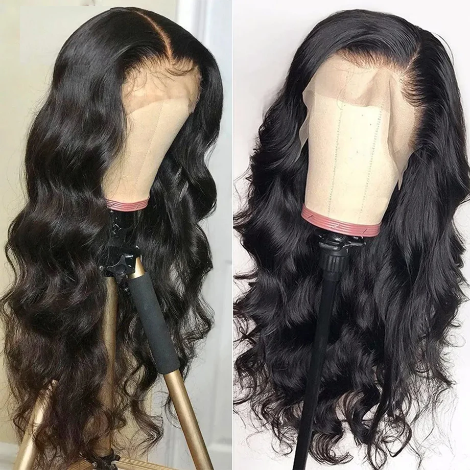 Human Hair Lace Frontal Wig 13x4 Transparent Lace 100% Human Hair Wigs Remy Body Wave Lace Front Wigs For Women Human Hair Wig