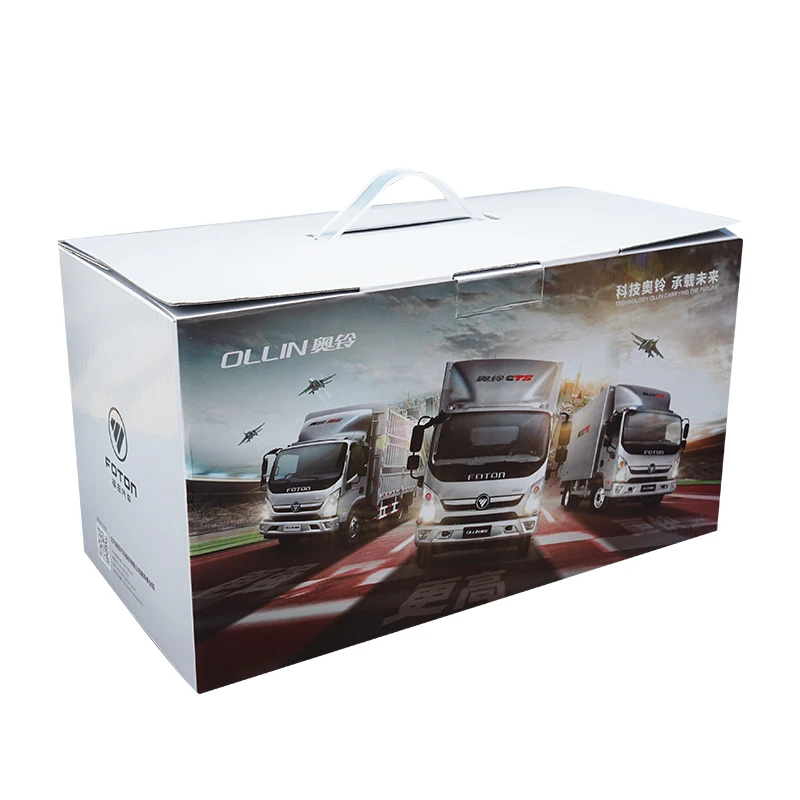 High Quality Original Factory 1:22 Foton Ollin Cts Diecast Van Truck Models for Gift, Collection