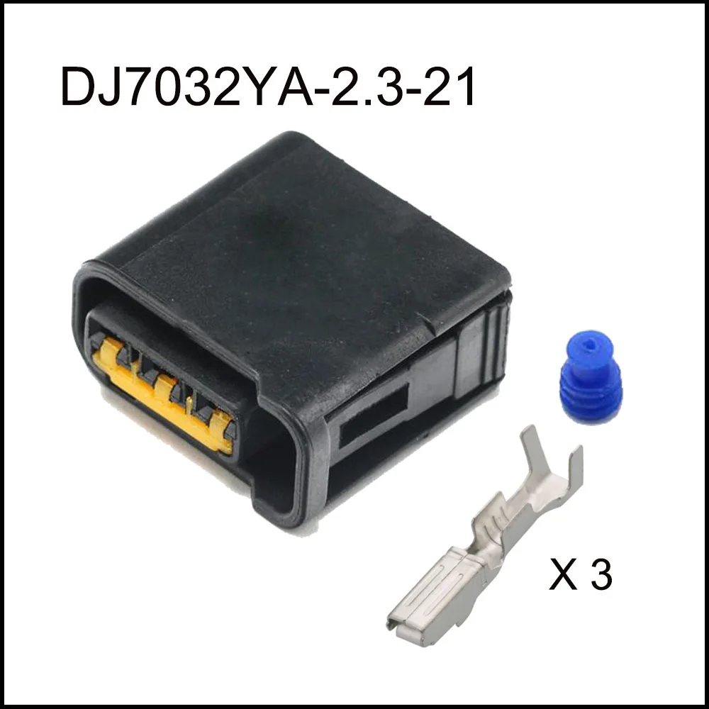 Imagem -03 - Conector de Cabo Impermeável Automático Plugue Automotivo Soquete Masculino Família Inclui Terminal Pinos 61890486 100set