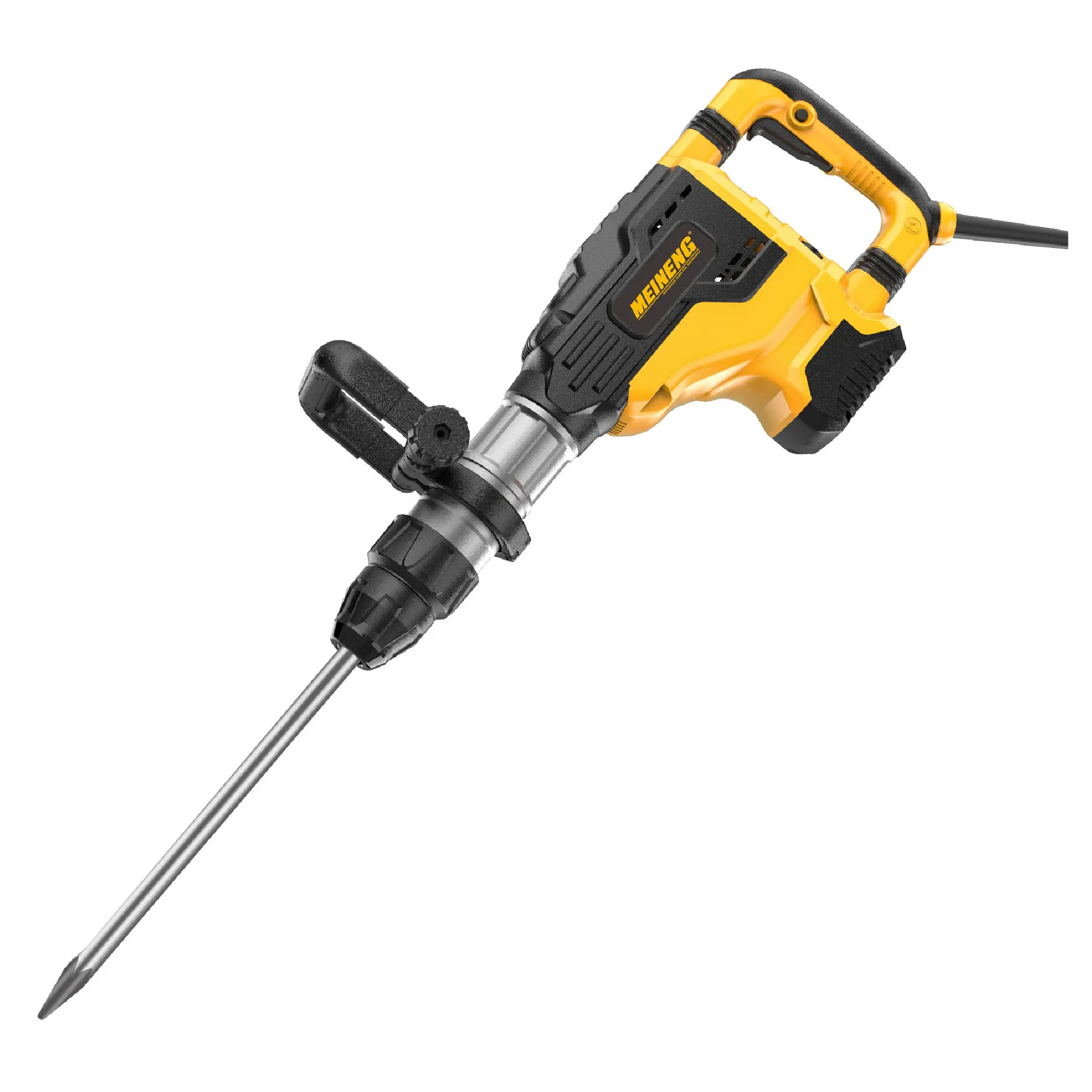 Portable Electric Demolition Hammer Drill, High Performance Multifunctional Electric Rotary Hammer Construction Power Tool