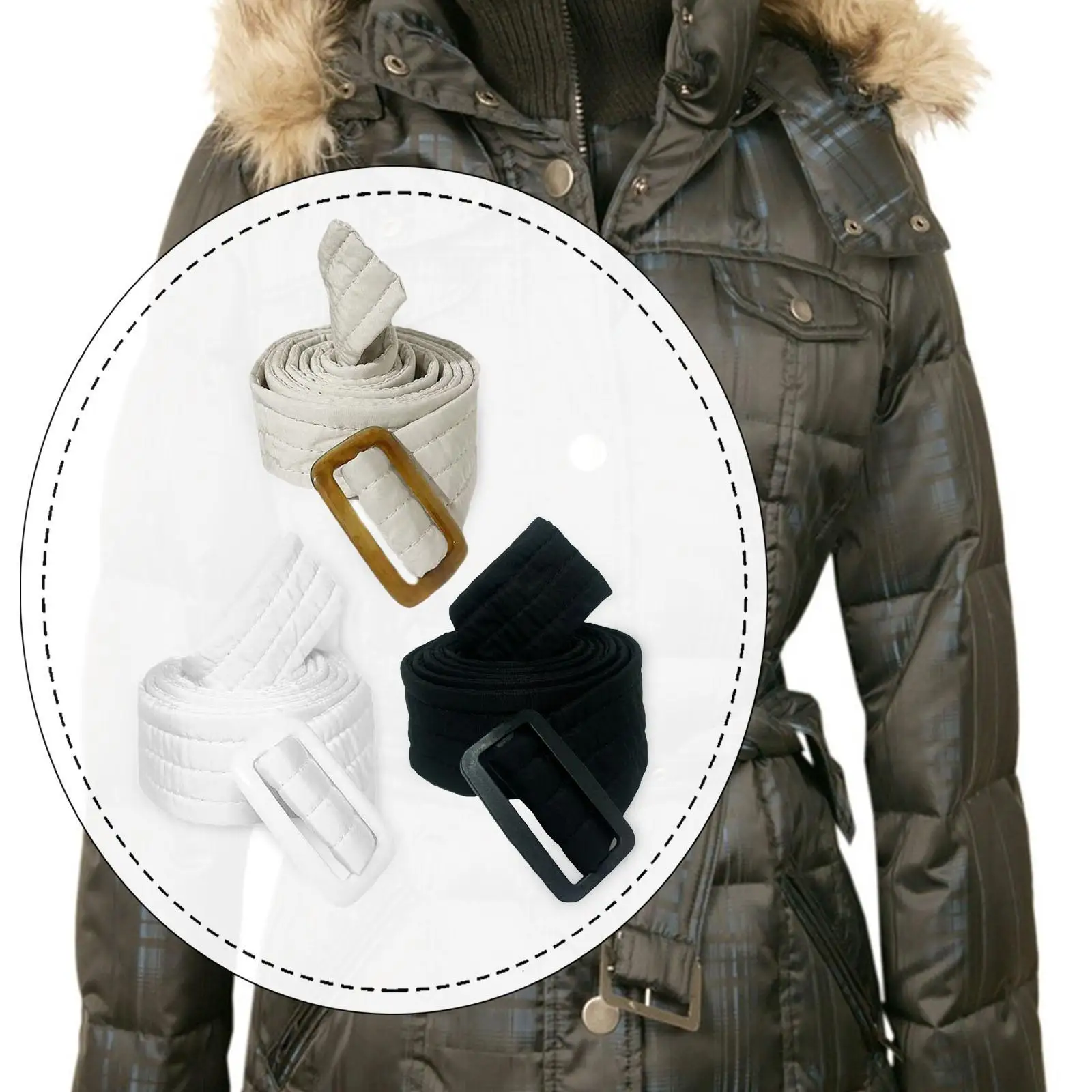 

Пуховик Ремень Пояс Пояс Пуховик Ремень для зимней верхней одежды Аксессуар