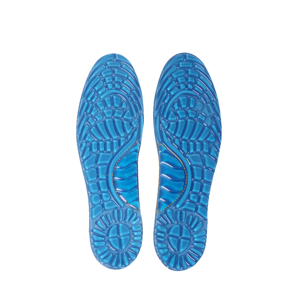 

1 Pair Thickened Shock Absorbing Insoles Size L 41-45 For Sports Foot Care Support Buffer Insoles Massage Heel Arch Support
