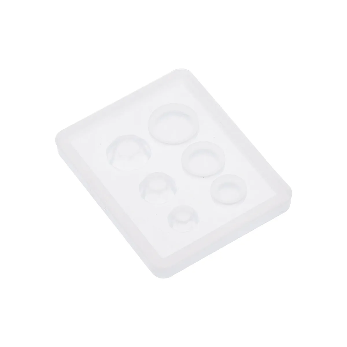 

Набор из 6 силиконовых форм для изготовления ювелирных подвесок и бусин, для литья из смолы, эпоксидных бусин, для ожерелий, браслетов, колец