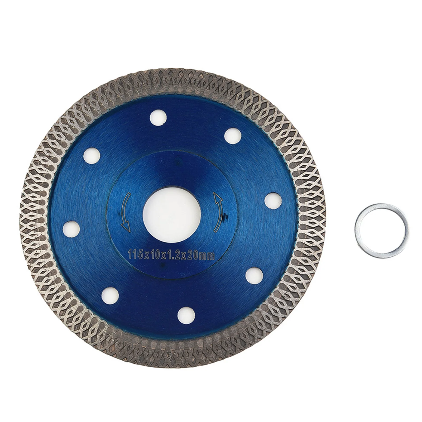 Hoja de sierra Turbo para azulejos de porcelana, hoja de corte en seco fino, rueda amoladora, procesamiento de Metal, accesorios de herramientas eléctricas, 1 ud.
