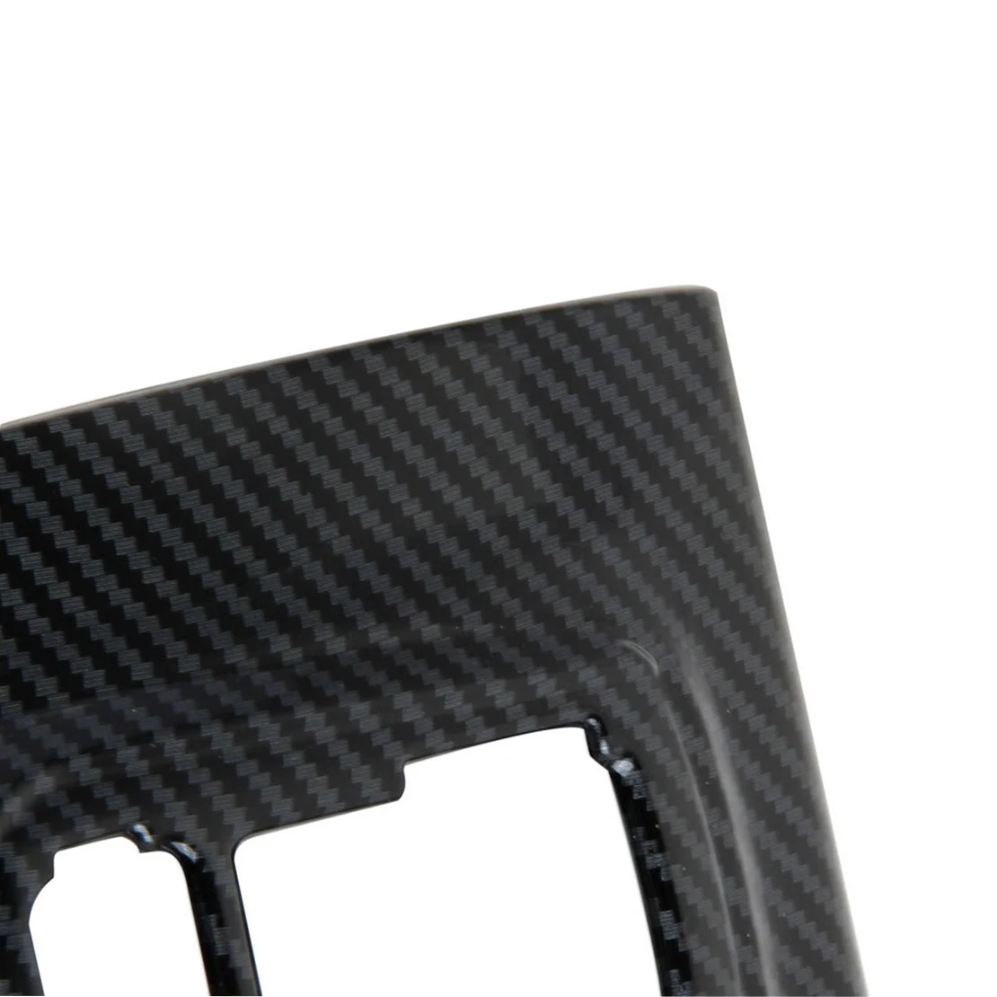 Center Console Gear Shift Panel Cover Trim Fit for Honda Ridgeline Passport Pilot 2020-2022 LHD Black Carbon Fiber Style