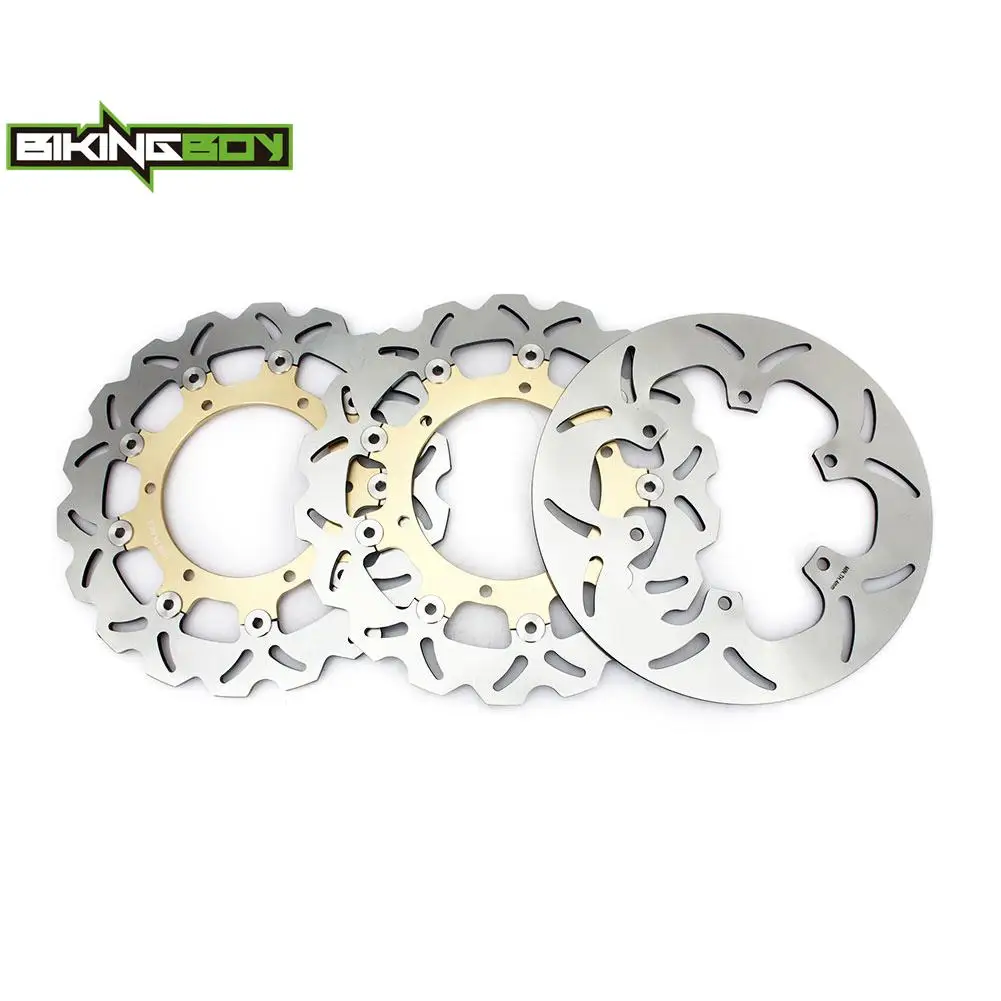 BIKINGBOY For V-max VMX1200 1986-2007 2006 2005 2004 2003 2002 2001 00 99 98 FJ 1100 83 84 85 86 87 Front Rear Brake Discs Rotor