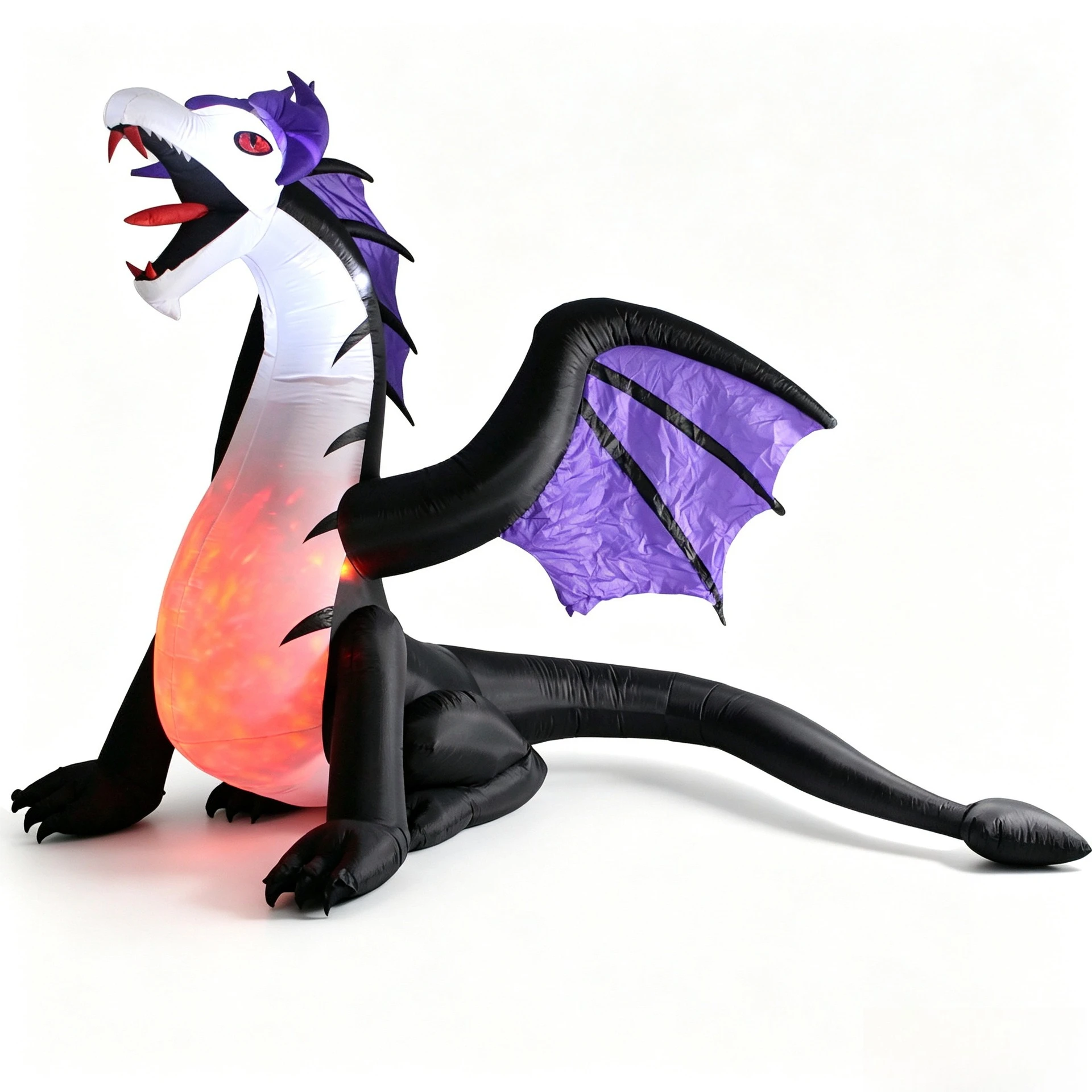 [300 pieces] New giant Halloween inflatable decoration, built-in flame lights on the outdoor courtyard lawn, Halloween inflatabl