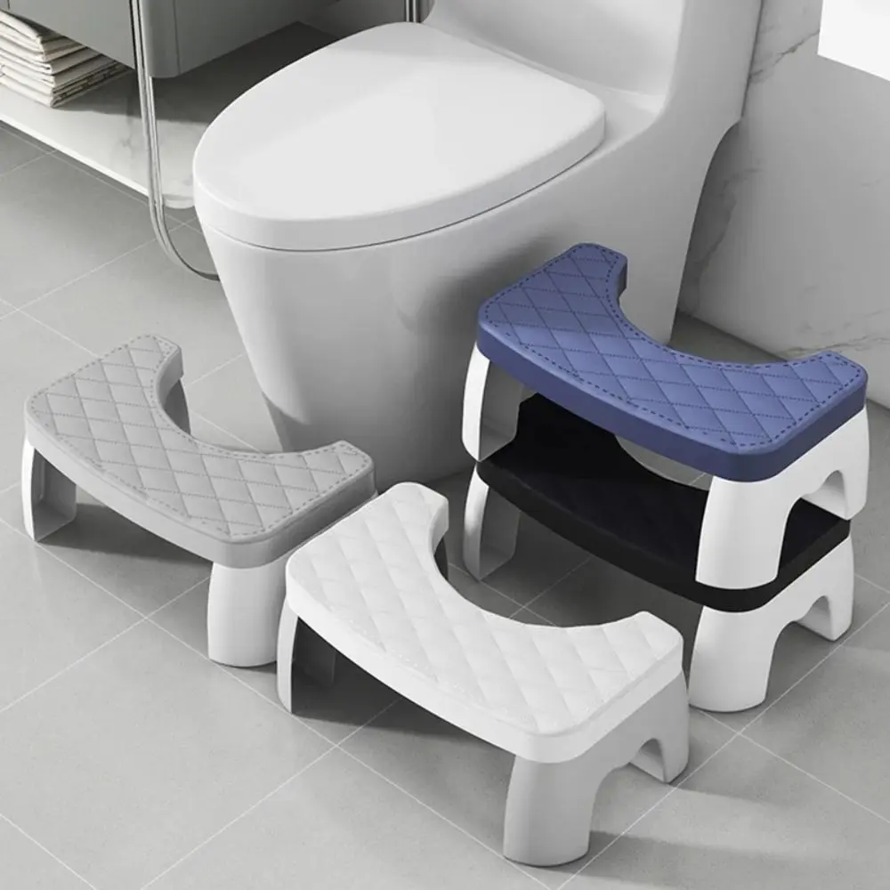 New Plastic Toilet Squat Stool 4colors Removable Toilet Seat Stool Non-slip Portable Foot Stool 's image 2