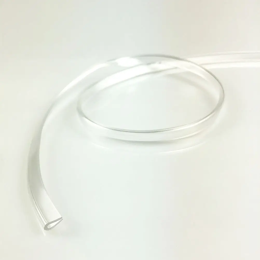 5M Thin Slim PVC Door Protector Seal Strip for Vehicle Auto Doors Waterproof Anti Aging Scratch Resistant Door Guard Quick Fix