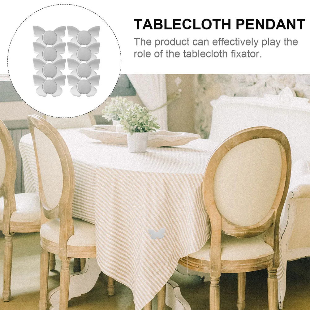 

Stainless Steel Tablecloth Weights Windproof Magnetic Pendant Anti Slip Fixator Home Decor Table Cloth Cover Clips Dinning Table