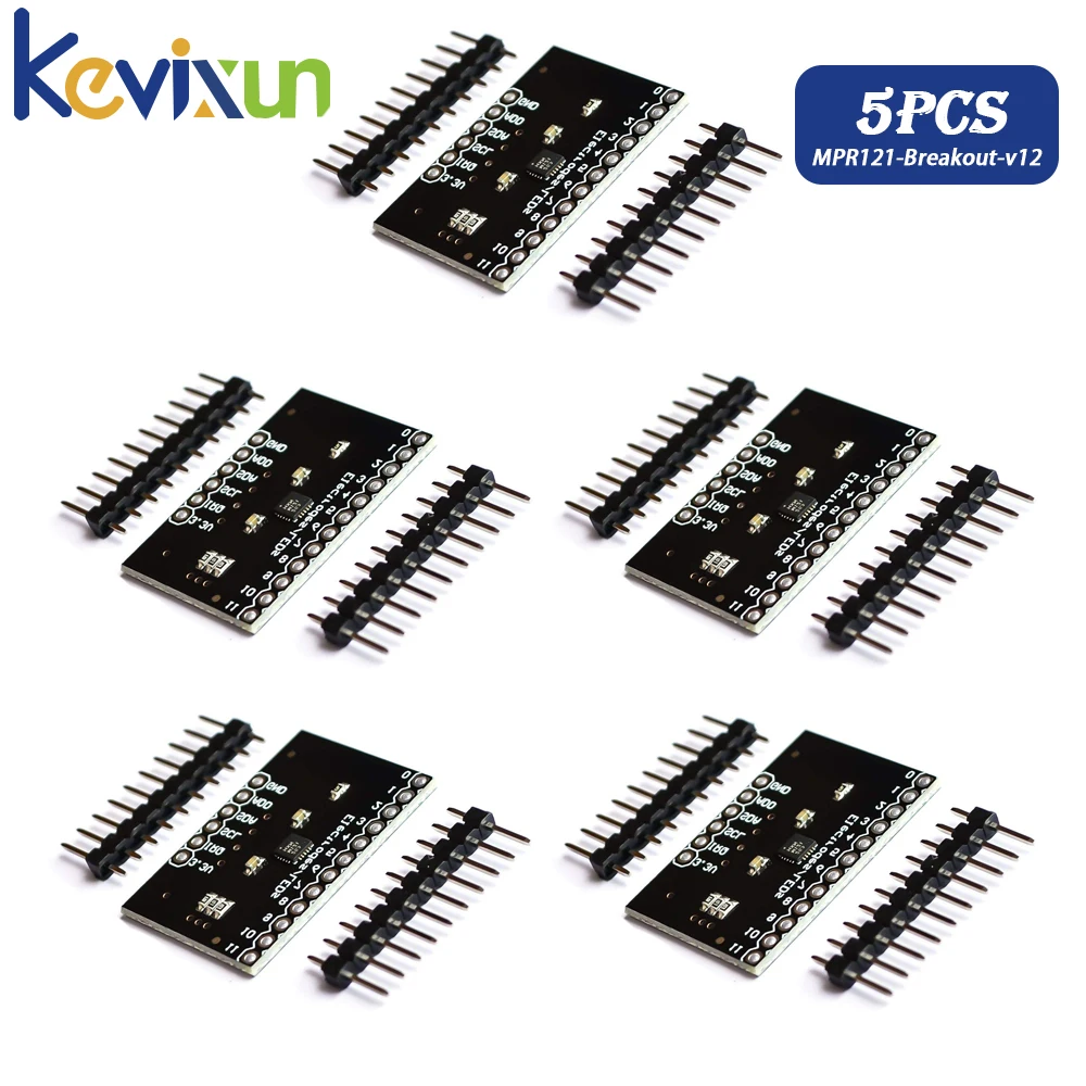 1-10pcs MPR121-Breakout-v12 Proximity Capacitive Touch Sensor Controller Keyboard Development Board For Arduino  Raspberry PI