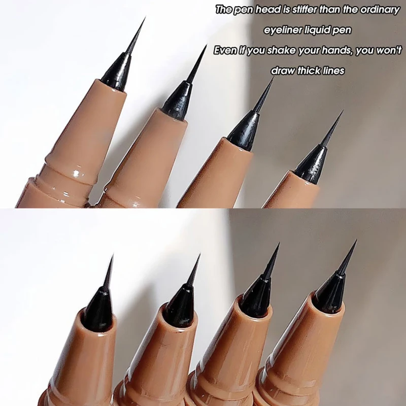 Eyeliner liquid pen is smooth, fast drying, waterproof, durable, not easy to smudge, and very thin eyeliner pen