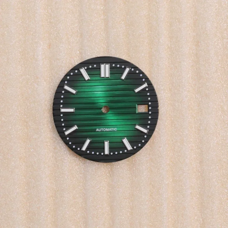 30,5 мм NH35 циферблат S Nautilus буквально-зеленый светящийся циферблат стрелки часов подходят для NH35 NH36 детали модификации механизма новый DIY