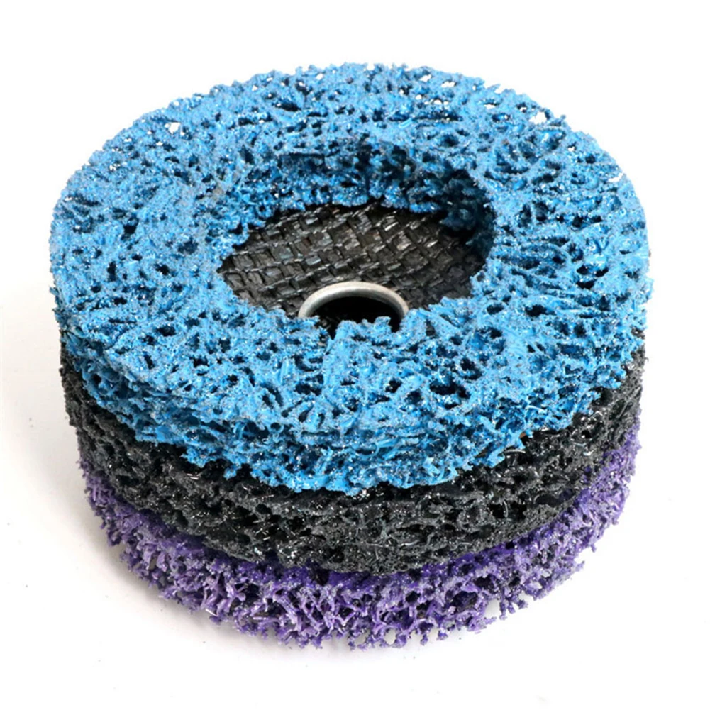 100mm Coral Disc Poly Strip Disc Grinder Strip Disc Abrasive Wheel Paint Rust Removal Clean For Angle Grinder