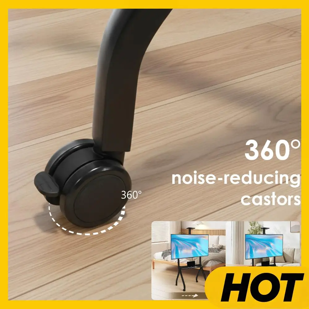 

Smart Board Stand for 42-75in Interactive Whiteboards & TVs Whiteboard Portable Cart Height Adjustable for Office Classroom Home