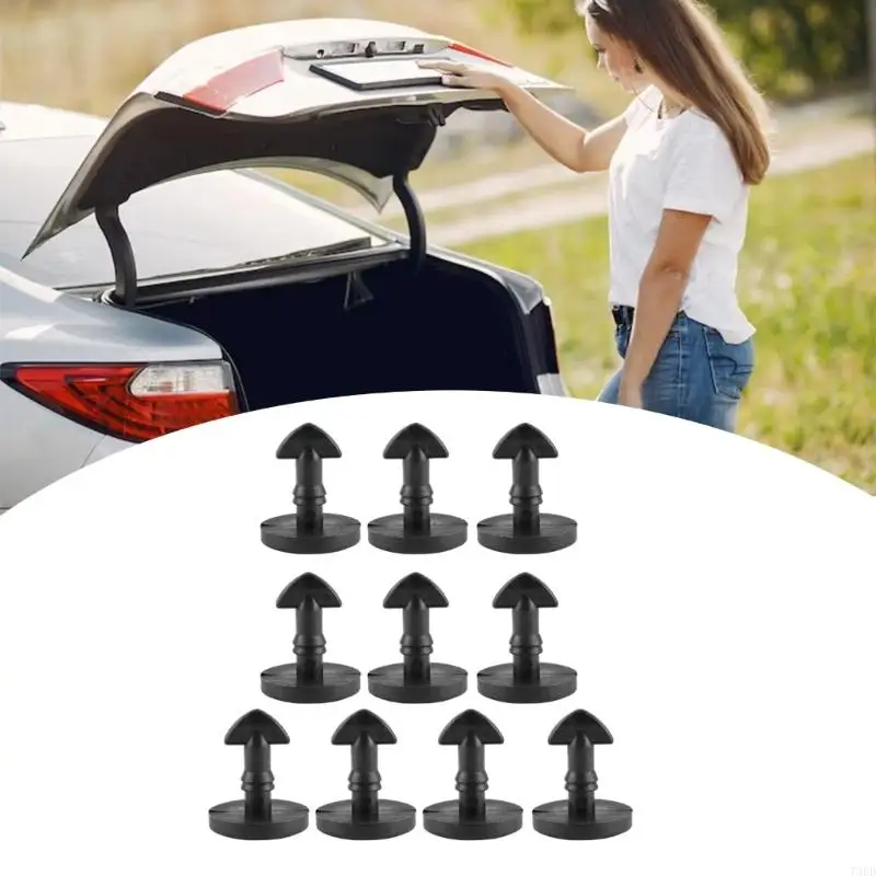 10Pack Replacement Bumper Tow Eye Cover Clips for Sport Discovery 3 4 Rear Bumper Tow Eye Cover Fastener Clip DYR500010