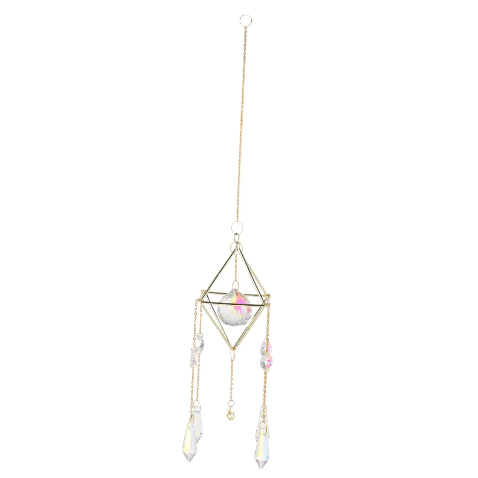 Crystal Pendants Prisms Crystal Chandelier Hanging Ornament Decor