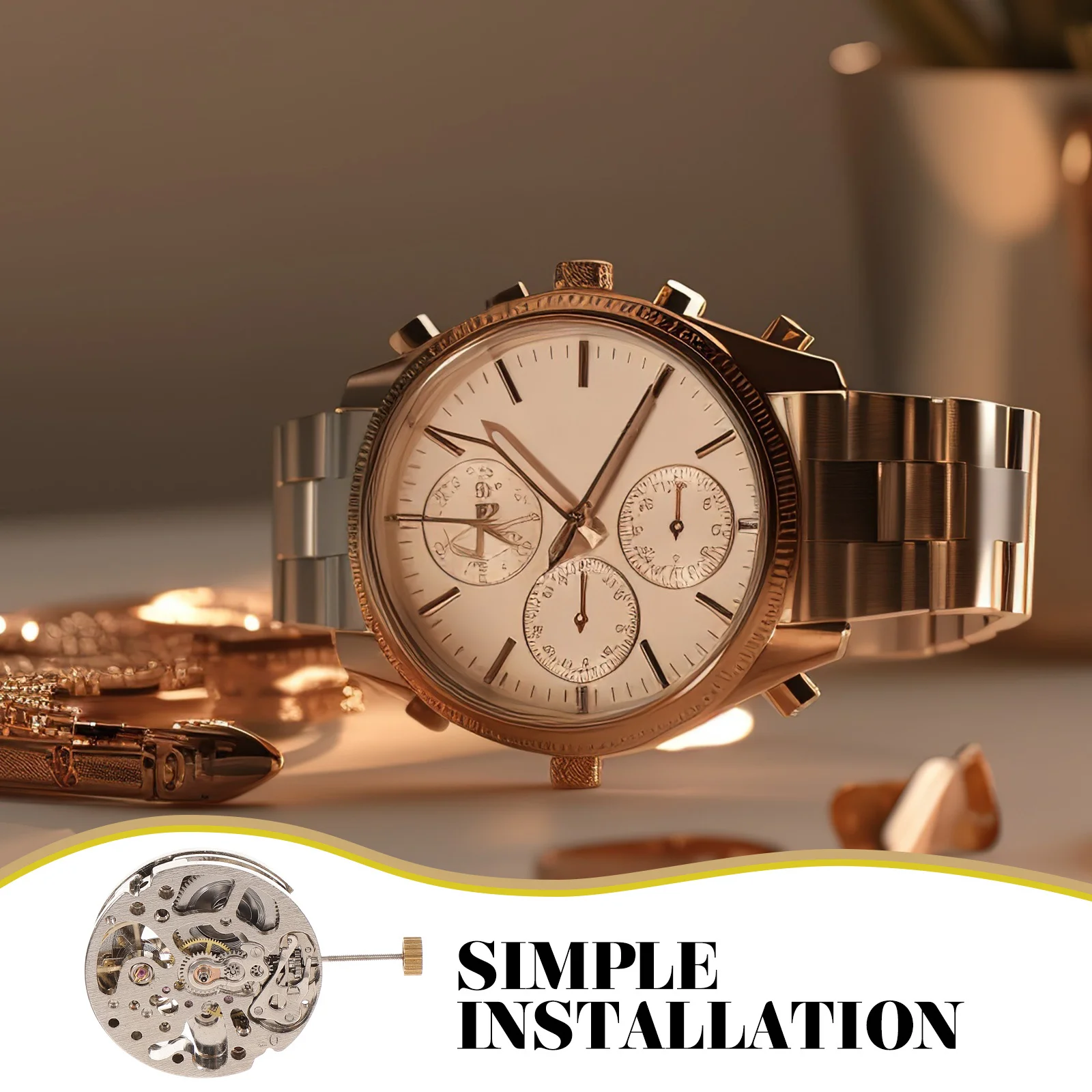 

Hollow Mechanical Watch Movement Replacement For Diy Wristwatch Repair Parts Automatic Movements Movement Tool