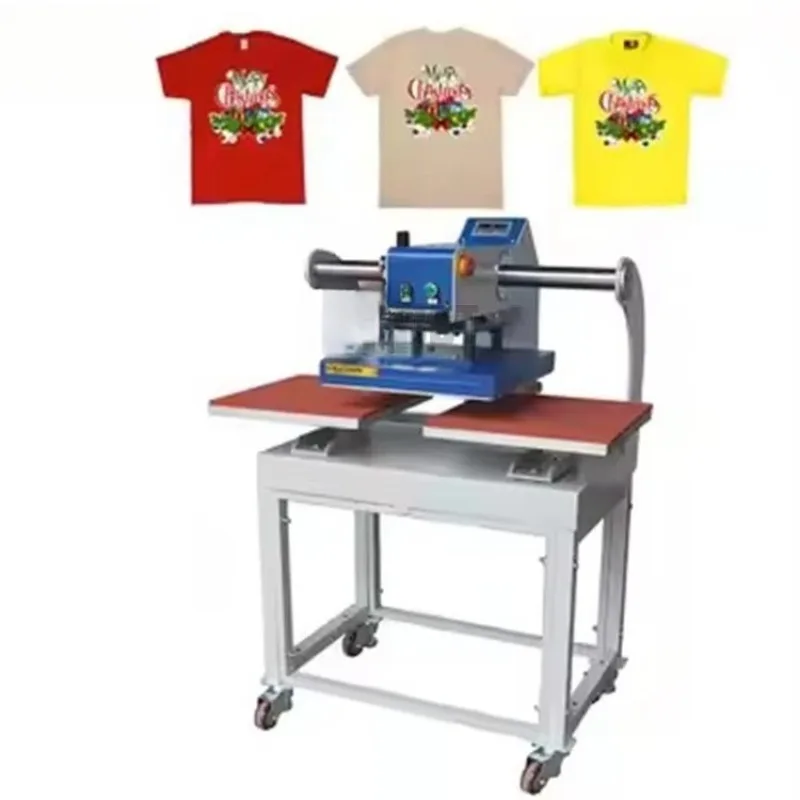 5 in 1 Automatic Combo Heat Press Machine for T-Shirts Mugs Plates Labels 40*60 Heat Pressing Combo Machines