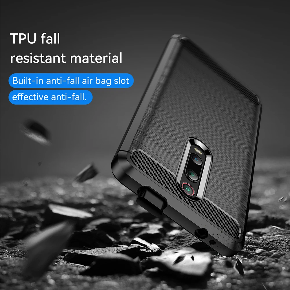 FERISING 케이스 샤오미 MI 9T / 9T 프로 Mit 케이스 TPU 범퍼 카본 커버, Redmi K20 / K20 프로 프리미엄 케이스, Coque Capas