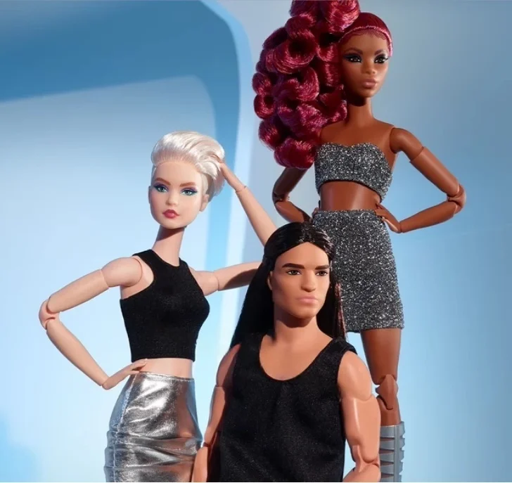 Authentic Barbie Looks Series Fashion Collection Dolls Kardashian Collection Items Girls' Social Multi Joint Play Toys