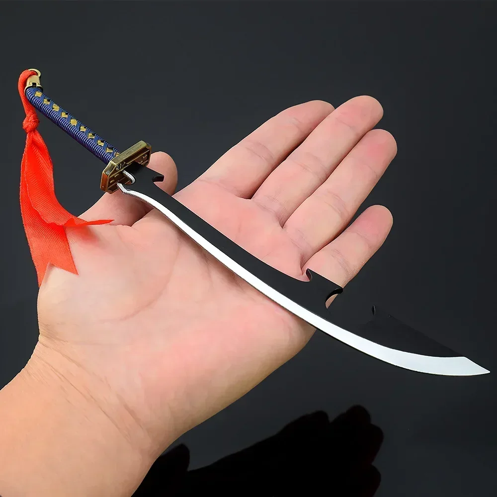 26cm Katen Kyokotsu Blade Bleach Weapon Kyoraku Shunsui Anime Model Samurai Sword Desktop Decoration Collection Gifts Toys Kids