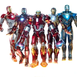 ZD oryginalny Iron Man MK35 MK47 MK46 Iron Patriot MK17 MK21 MK42 MK50 machiny wojennej legend Avengers figurka zabawka prezent