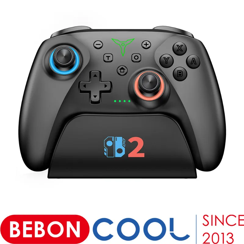

Игровые контроллеры BEBONCOOL для Switch2/Switch/Switch OLED/Switch Lite с джойстиками на эффекте Холла и зарядной док-станцией