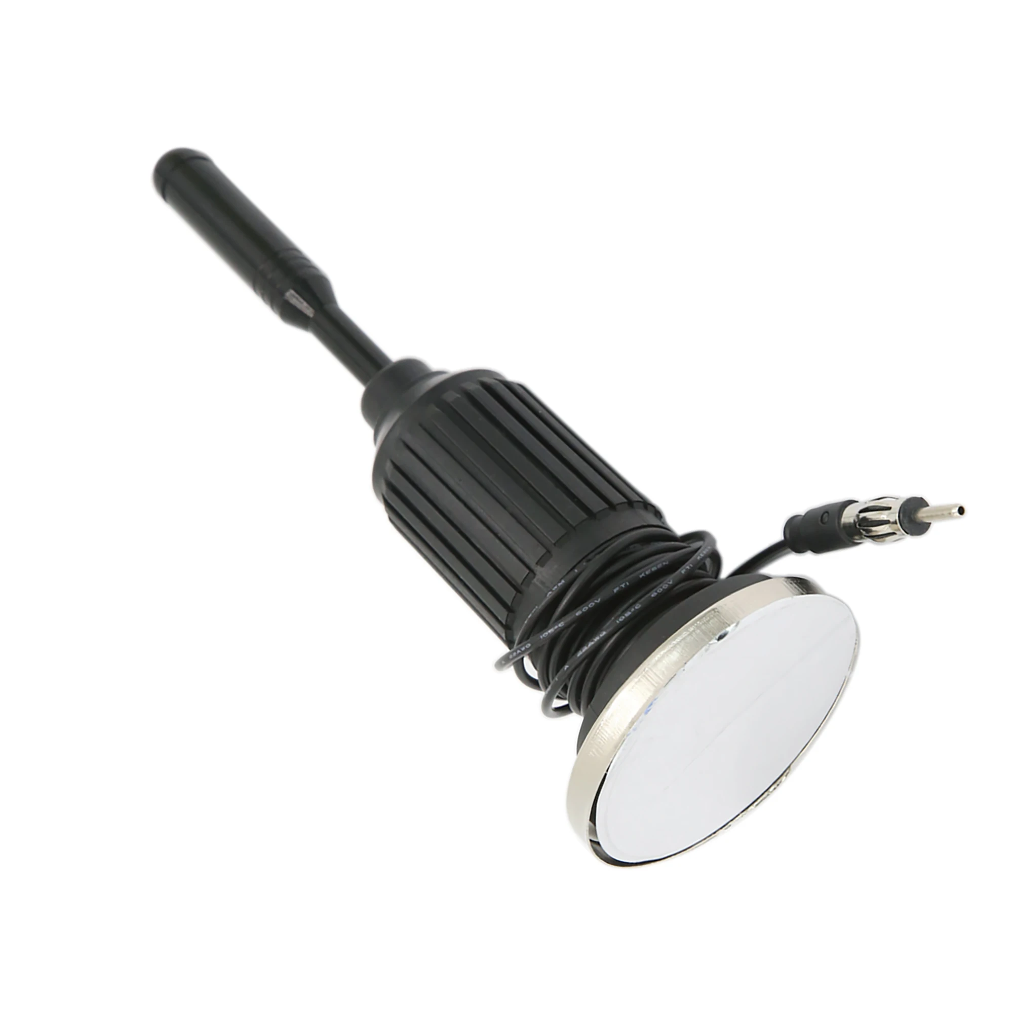 Podstawa magnetyczna uxcell Automotive na dach samochodowy antena FM/AM antena czarna 1601056/S5404 przewód połączeniowy radia — zdjęcie 5
