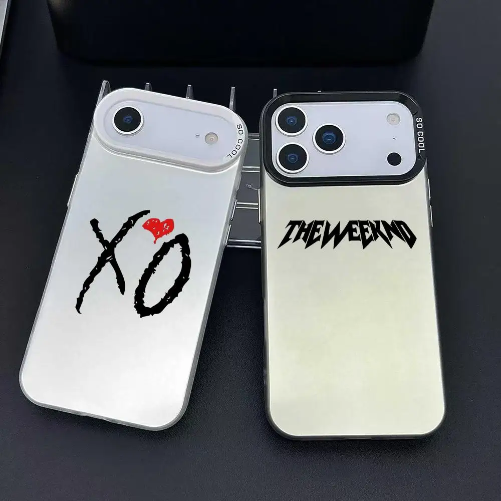 Rapper Singer The W-Weeknd Phone Case For IPhone 17 16 15 14 13 12 11 Pro Max Air Colorful Matte Laser Aurora Phone Case
