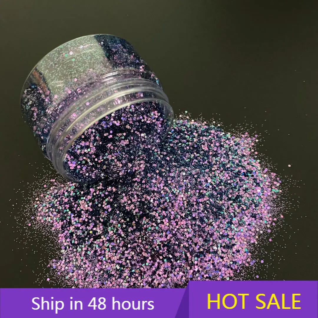 

YTYIN Nail Pearl Nails Glitter Dust Color Change Shifting Nail Pigment Loose Chameleon Glitter