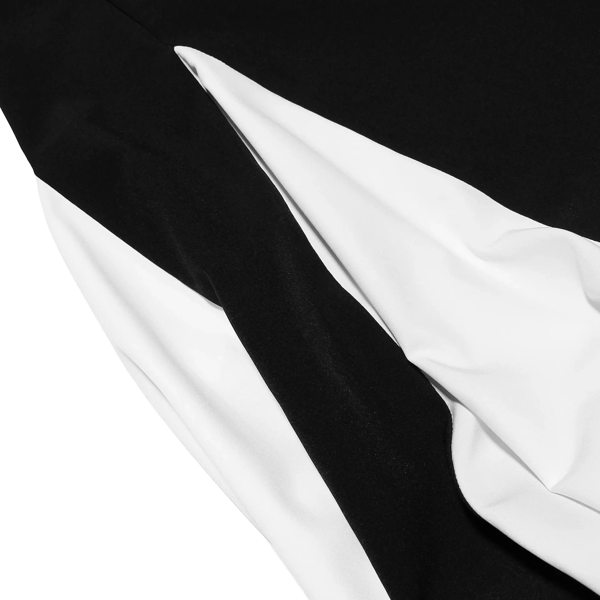 

Color Block Spaghetti Straps Long Dress For Women Backless A-Line Maxi Celebrity Cocktail Party Evening Gowns Casual Vestidos