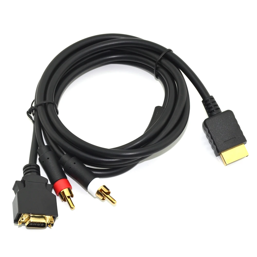 

10PCS HDTV D-Video D-Terminal AV Cable for PS 2 for PS 3