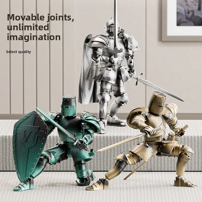 New Fifth-generation Infantry Armor Doll Multi-joint Movable Assembly Medieval Warrior Ornament Toy Hot-selling Model