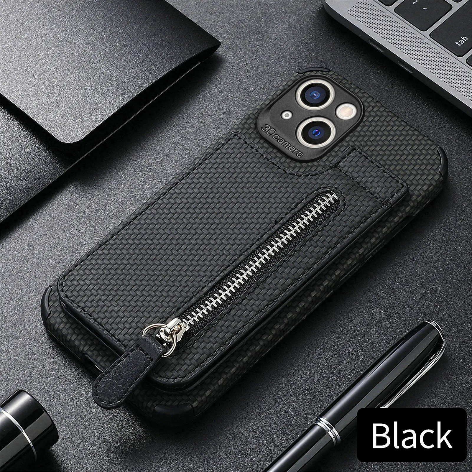 Vertical Case For Xiaomi 11 Lite 5G NE POCO X4 Pro 5G M4 Pro 4G X3 M3 Redmi 8 8A 9 9A 10 10C Note 8T 9T Wallet Flip Zipper Cover