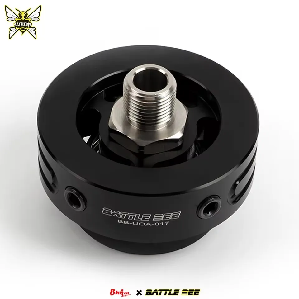 BATTLE BEE Oil Cooler Engine Car Gauge Oil Temp Pressure Sensor Adapter Aluminum Alloy For Volkswagen Audi EA111 BB-UOA-017