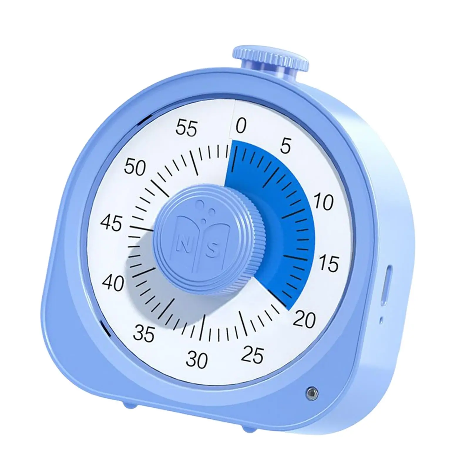Visual Timer 1 Button Cycle Cooking Timer Silent Clock for Kids Desk Work Meeting Homeschool Supplies Classroom