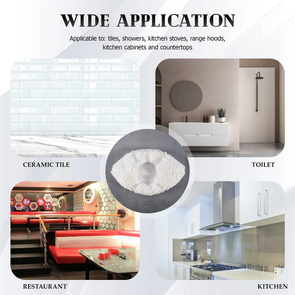 3 ชิ้นผ้าฝ้ายหัวแปรงสําหรับ Karcher SC2 SC3 SC4 SC5 Steam Cleaner อุปกรณ์เสริม