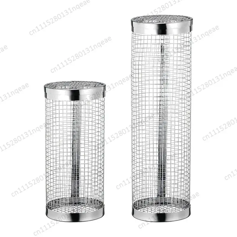 Stainless Steel Grill Tumble Drying Roasted Coffee Beans Nuts Oven Basket BBQ Cage Kit